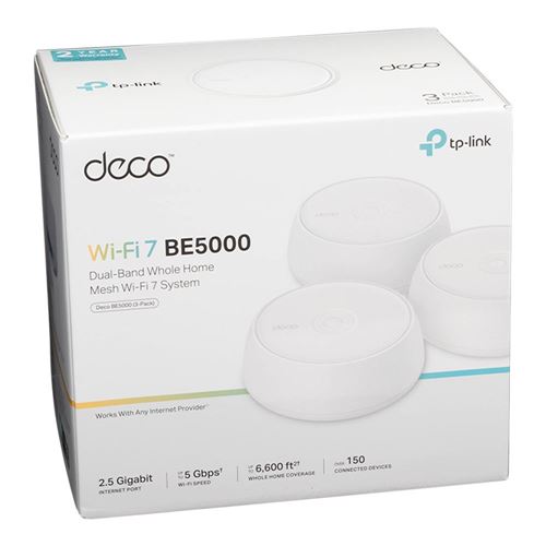 TP-LINK BE5000Whole Home Mesh WiFi 7 System (3-Pack) — vista 4