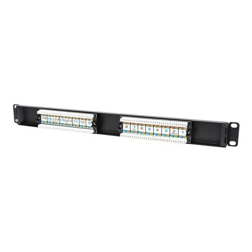 Intellinet Cat6 16 Port 1U Patch Panel — vista 4