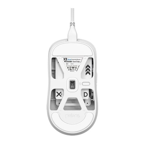 pulsar X2 Medium Wired Gaming Mouse - White — vista 4