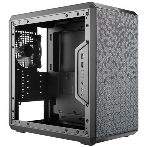 Cooler Master MasterBox Q300L microATX Mini Tower Computer Case - Black — vista 4