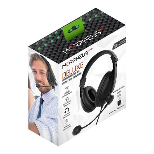 Morpheus 360 Deluxe Multimedia Stereo USB Headset - Black — vista 4