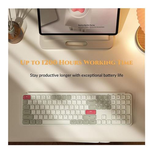 Keychron B6 Pro Ultra Wireless Keyboard - Retro Red — vista 4