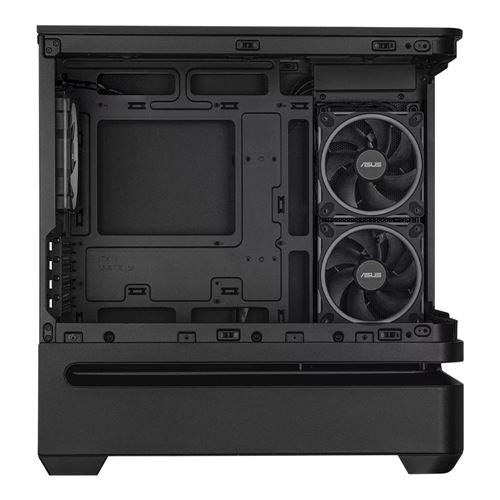 ASUS Prime AP202 ARGB Tempered Glass microATX Mid-Tower Computer Case - Black — vista 4