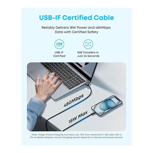 Anker ZOLO USBA-C 3FT BRAID — vista 4