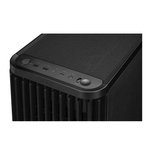 ASUS ProArt PA401 Wood Edition Tempered Glass ATX Mid-Tower Computer Case - Black — vista 4