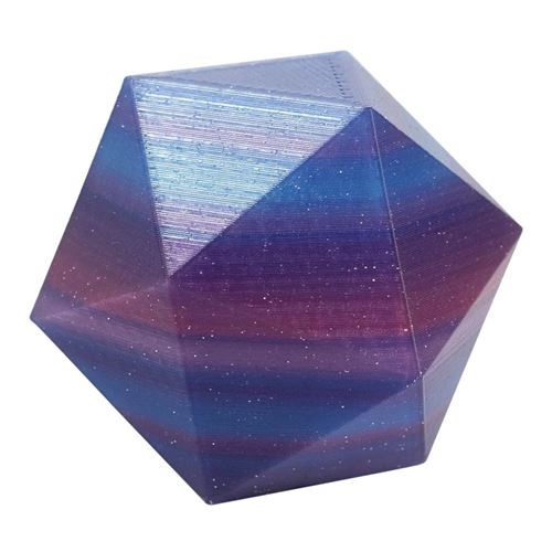 Proto-Pasta 1.75mm HTPLA 3D Printer Filament 1.0 kg (2.2 lbs.) Spool - Nebula Multicolor — vista 4
