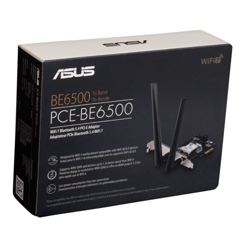 ASUS PCE-BE6500 Tri-Band WiFi 7 PCIe WiFi and Bluetooth Adapter — vista 4