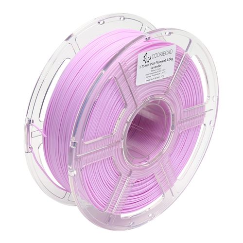 Cookiecad 1.75mm Lavender PLA 3D Printer Filament - 1kg Spool (2.2 lbs) — vista 4