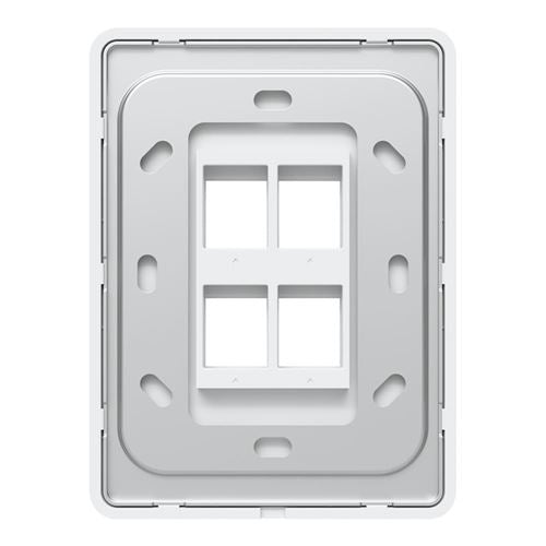 Ubiquiti Universal Paintable Keystone Wall Plate - 4-Pack — vista 4