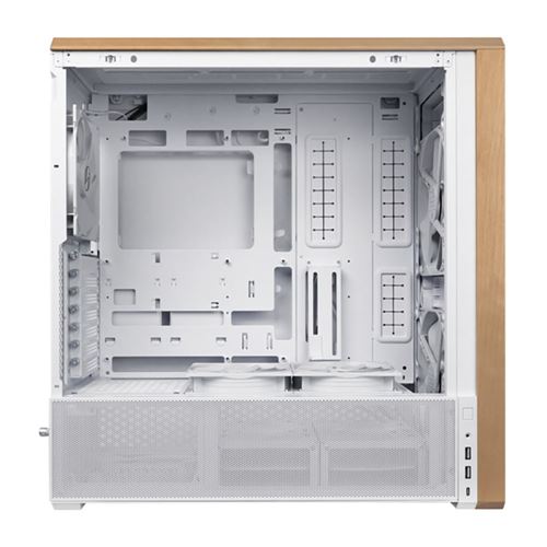Lian Li LANCOOL 217 Tempered Glass ATX Mid-Tower Computer Case - White — vista 4