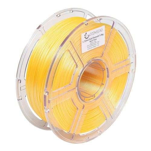 Cookiecad 1.75mm PLA 3D Printer Filament Single Color 1.0 kg (2.2 lbs.) Spool - Solar Flar — vista 4