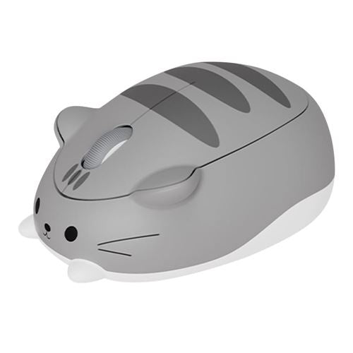 Akko Cat Theme Wireless Gaming Mouse Gray Mimo — vista 4
