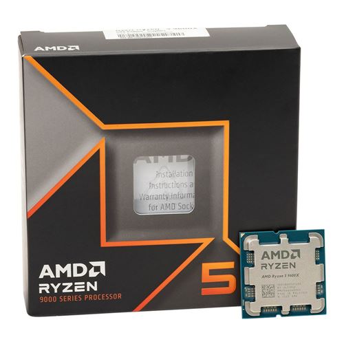 Procesador AMD Ryzen 5 9600X 6 Núcleos 3.9GHz 32MB caché Socket AM5 — empaque del procesador
