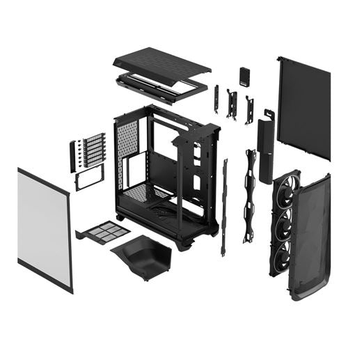 Fractal Design Design Meshify 3 Ambience Pro RGB Tempered Glass ATX Mid-Tower Computer Cas — vista 4