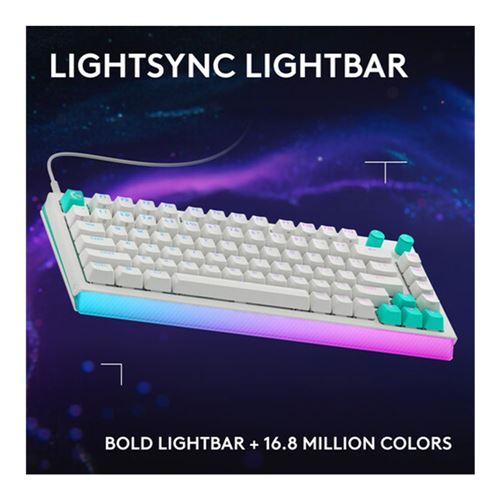 Logitech G G512 X 75 Dual Swap TMR Analog Mechanical Gaming Keyboard - Black — vista 4