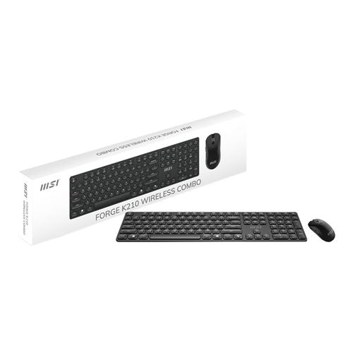 MSI FORGE K210 Wireless Combo Gaming Keyboard and Mouse - Black — vista 4