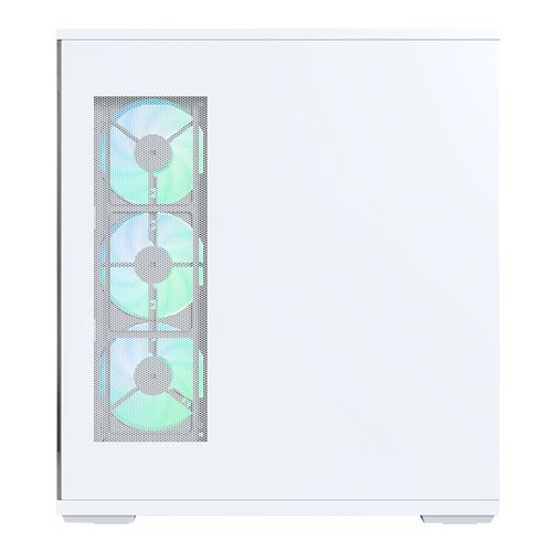 Montech TG3 Tempered Glass ATX Mid-Tower Computer Case - White — vista 4