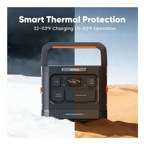 Jackery Explorer 1500 Ultra Portable Power Station (1526Wh) — vista 4
