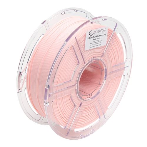 Cookiecad 1.75mm Pale Pink PLA 3D Printer Filament - 1kg Spool (2.2 lbs) — vista 4
