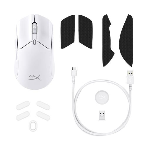 HyperX Pulsefire Haste 2 Wireless Ultra-Light Gaming Mouse - White — vista 4