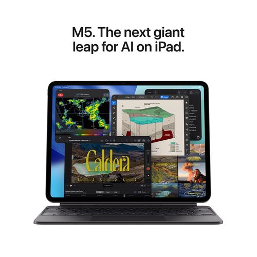 Tablet Apple iPad Pro 13" - M5 - Wi-Fi + Cellular - 256GB - (2025) - Space Black - ME7W4LL/A — vista 4