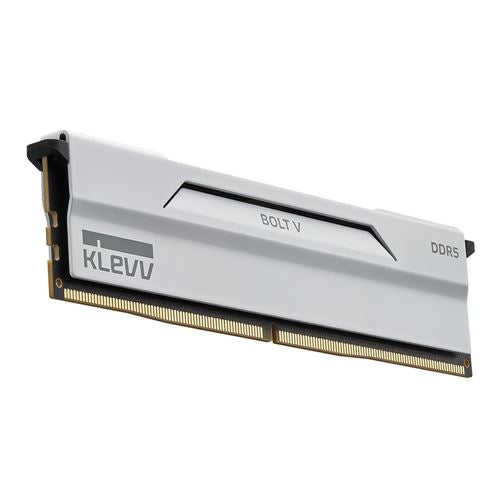 KLEVV BOLT V 32GB (2 x 16GB) DDR5-6000 PC5-48000 CL30 Dual Channel Desktop Memory Kit 5AGUA80-60A300I - Pure White — kit comp
