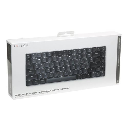 Satechi SM1 Slim Mechanical Backlit Bluetooth Keyboard - Black — vista 4