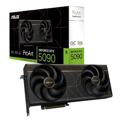 ASUS NVIDIA GeForce RTX 5090 ProArt OC Dual-Fan Graphics Card 32GB GDDR7 Memory; PCIe 5.0 x16 Interface; 170 RT Cores — vista (4)