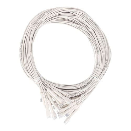 Intellinet Cat6 Stranded U/UTP FlexiBoot Slim Network Ethernet Cable, 3 Ft. 10-Pack-White — vista 4