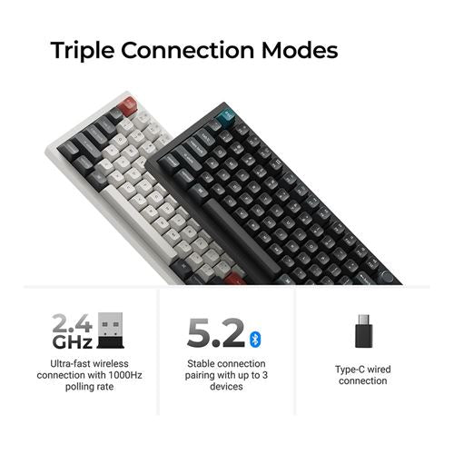 Keychron Q6 Ultra RGB Knob Version 8K Wireless Mechanical Keyboard - Black — vista 4