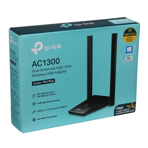 TP-LINK Archer T4U Plus - AC1300Mbps Dual Band Wireless Network Adapter for Desktop with 2 — vista 4