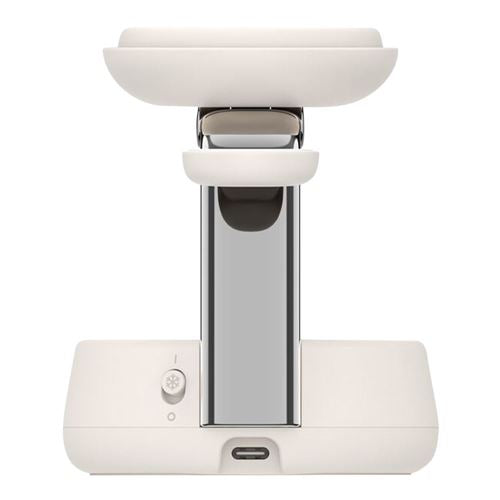 Belkin UltraCharge Pro 3-in-1 Magnetic Charging Dock with Qi2 25W - Sand — vista 4
