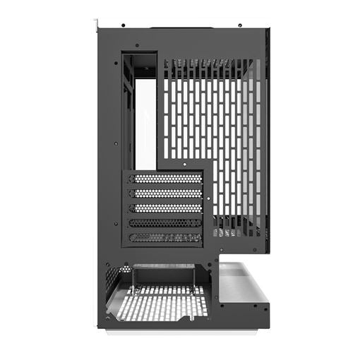 darkFlash F1 Tempered Glass microATX Mid-Tower Computer Case - White — vista 4
