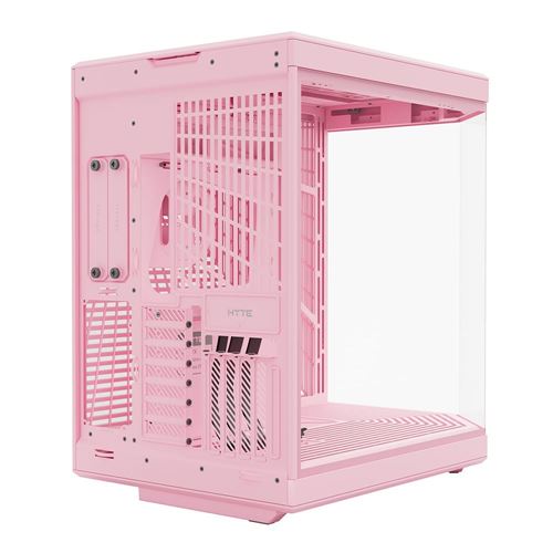 HYTE Y70 Dual Chamber Tempered Glass ATX Mid-Tower Computer Case - Pink — vista 4