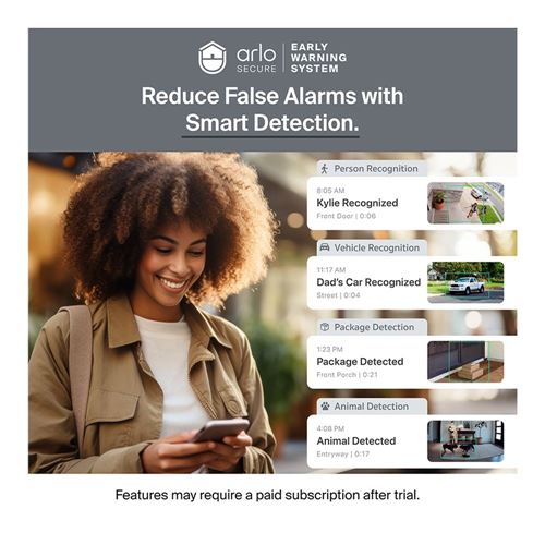 Arlo Ultra 3 Security Camera - White (Four Pack) — vista 4
