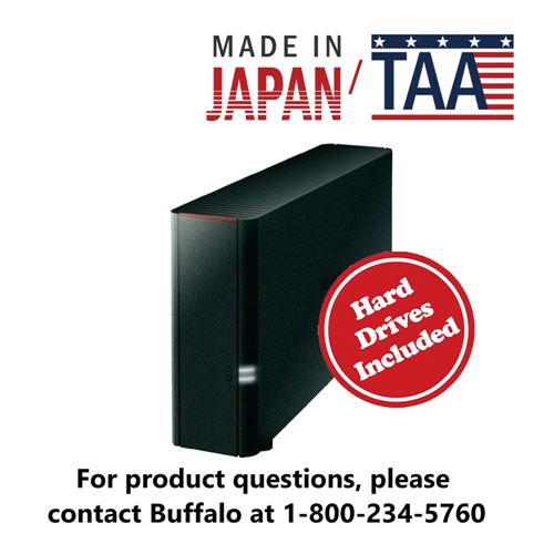 BUFFALO LinkStation 210 Personal Single Bay Cloud Network Storage NAS - 6TB (1x 6TB) HDD I — vista 4