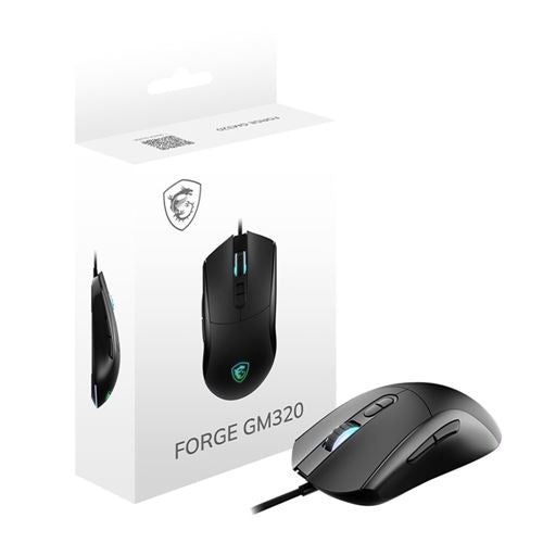 MSI Forge GM320 Wired Gaming Mouse - Black — vista 4