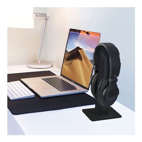 Kanto Living H2 Premium Headphone Stand - Black — vista 4