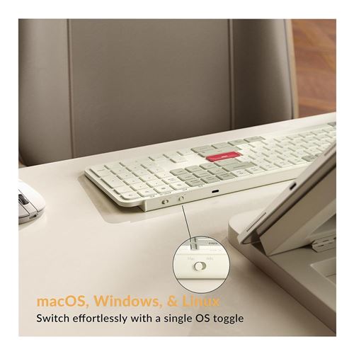 Keychron B6 Pro Ultra Wireless Keyboard - Retro Red — vista 5