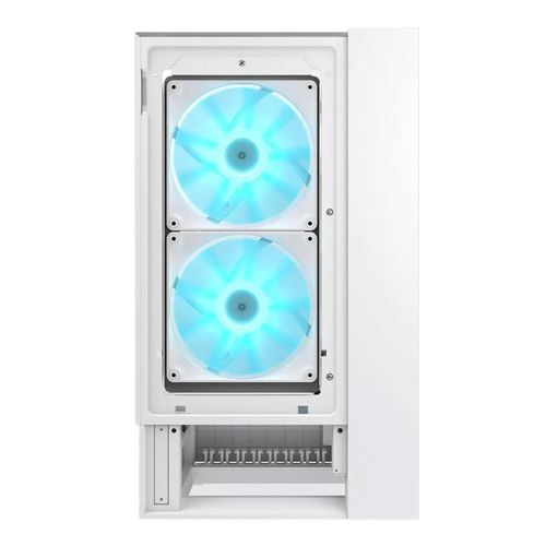 Cougar OmnyX Tempered Glass ATX Mid-Tower Computer Case - White — vista 5