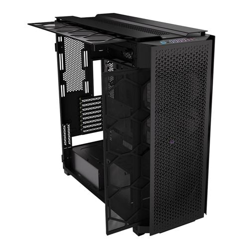 Corsair iCUE LINK 9000D RGB AIRFLOW Tempered Glass eATX Full Tower Computer Case - Black — vista 5