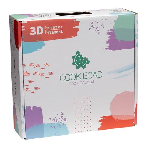 Cookiecad 1.75mm PLA Glitter 3D Printer Filament Single Color 1.00 kg (2.2 lbs.) Spool - B — vista 5
