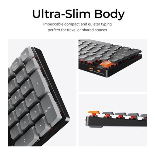 Keychron K5 Max Swappable Gateron RGB Backlight Brown Switch Keyboard — vista 5