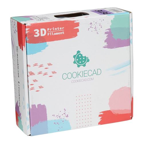 Cookiecad 1.75mm PETG Iridescent 3D Printer Filament Single Color 1.0 kg (2.2 lbs.) Spool — vista 5