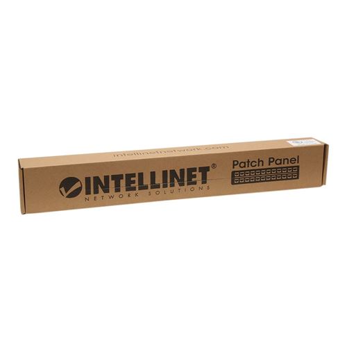 Intellinet Cat6 16 Port 1U Patch Panel — vista 5