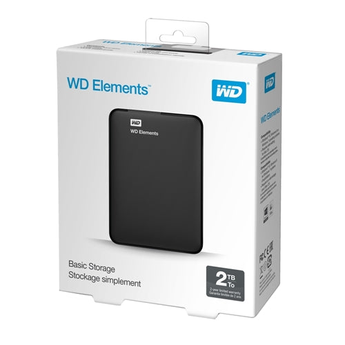 WD Elements 2TB USB 3.1 (Gen 1 Type-A) 2.5" Portable External Hard Drive - Black — vista 5