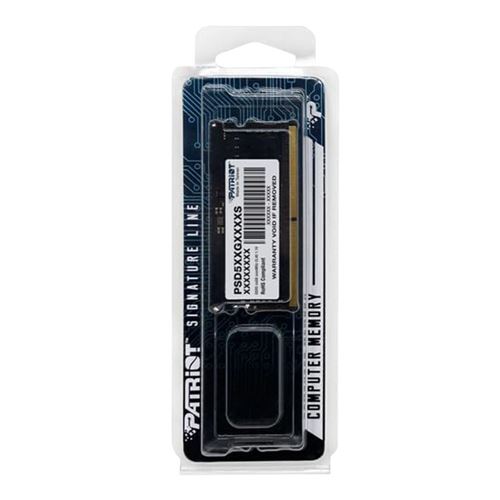 Patriot 32GB DDR5-5600 PC5-44800 CL46 Single Channel Laptop Memory Module PSD532G56002S - Black — detalle de los contactos