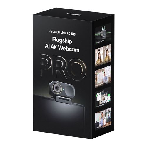 Insta360 LINK 2C PRO 4K WEBCAM BLK — vista 5