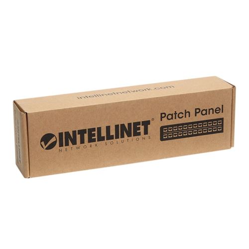 Intellinet Cat6 Wall-mount 12 Port Patch Panel — vista 5