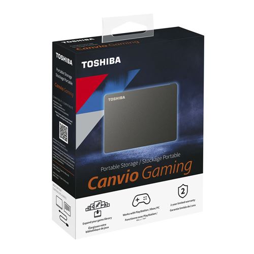 Toshiba Canvio Gaming 4TB USB 3.1 (Gen 1 Type-A) 2.5" Portable External Hard Drive - Black — vista 5